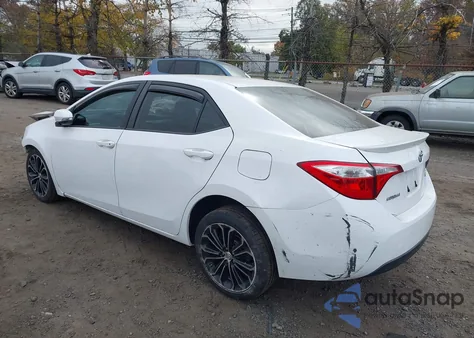 2014 Toyota Corolla S Plus z USA, uszkodzony, nr VIN 2T1BURHE1EC014875